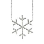 Harem Altın Kar Tanesi Bayan Kolye