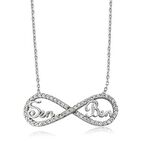 Harem Altın Sen Ben Yazılı Sonsuzluk Bayan Kolye