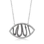 Harem Altın Allah Yazılı Bayan Kolye