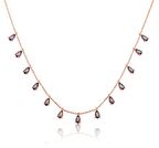 Harem Altın Gümüş Mistik Topaz Şans Kolyesi