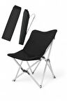 Katlanabilir Lüx Kamp ve Piknik Sandalyesi - Kalın Alüminyum İskelet
