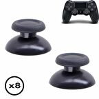 8 Adet PS4 Analog Topuz Orjinal Yedek Parça PS4 Topuz Thumb Stick v1 v2 Tüm PS4 Kollara Uyumlu