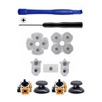 PS4 030 040 050 055 Analog Motor Topuz İç Lastik Tornavida Ayırıcı Tamir Seti PS4 Kol Tamiri