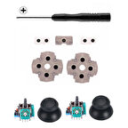 PS5 Analog Motor Topuz İç Lastik Versiyon 1 Tamir Seti PS5 Tornavida Playstation 5 Kol Tamiri