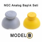 Gamecube Analog Başlık Seti Model B NGC Topuz Yedek Parça Versiyon 2