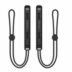 Switch JoyCon Bileklik Wrist Strap NS Joy-Con Aksesuar Siyah 2 Adet