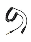 Spiralli 3.5mm Dişi Erkek Stereo Uzatma Kablosu