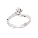 Bilezikhane Tektaş Pırlanta Yüzük 0,30 CT H-VS 2,50 Gram 18 Ayar Altın