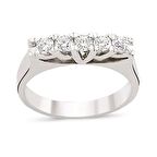 Bilezikhane Pırlanta Beştaş Yüzük 0.75 Karat G SI