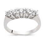 Bilezikhane Pırlanta Beştaş Yüzük 0.75 Karat G VS