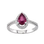 Pırlanta Yakut Fantezi Yüzük