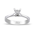 0.18 Ct Pırlanta Tektaş Yüzük