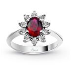 Pırlantalı Yakut Yüzük