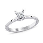 0.10 Ct Tektaş Pırlanta Yüzük