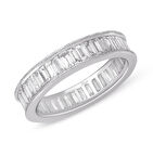 1.59 Ct. Modern Tasarım Tamtur Baget Pırlanta Yüzük