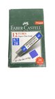 Faber-Castell 0.7mm 2B Kalem Ucu - 12 Tüp Super Fine Lead 75mm - Fine Line Writing