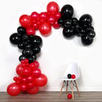 Kırmızı-Siyah Balon Seti 70 Adet