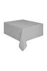 Cansüs Plastik Gümüş Masa Örtüsü 120 x 180 cm