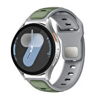 Xiaomi Amazfit Pace Uyumlu 22mm Kordon Güvenli Kilit Mekanizmalı Silikon Esnek Strap Kayış