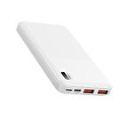 Led Göstergeli 10000 mAh Hızlı Şarj Powerbank, PD 22.5W, Çift USB, Çok Portlu, Güvenlik Korumalı