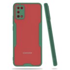Samsung Galaxy A02s Kılıf Platin Silikon - Yeşil