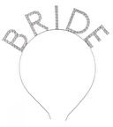 Bekarlığa Veda Kristal Taşlı Gümüş Bride Tacı