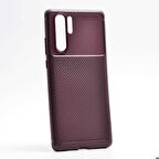 Huawei P30 Pro Uyumlu Kılıf Ultra Slim Fit Karbon Silikon