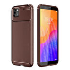 Huawei Y5P Uyumlu Kılıf Ultra Slim Fit Karbon Silikon