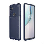 One Plus Nord N100 Uyumlu Kılıf Ultra Slim Fit Karbon Silikon