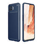 Oppo A73 Uyumlu Kılıf Ultra Slim Fit Karbon Silikon