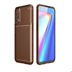Realme 7 Uyumlu Kılıf Ultra Slim Fit Karbon Silikon