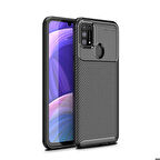 Samsung Galaxy M31 Uyumlu Kılıf Ultra Slim Fit Karbon Silikon