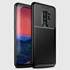 Samsung Galaxy S9 Plus Uyumlu Kılıf Ultra Slim Fit Karbon Silikon