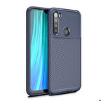 Xiaomi Redmi Note 8 Uyumlu Kılıf Ultra Slim Fit Karbon Silikon