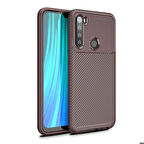 Xiaomi Redmi Note 8 Uyumlu Kılıf Ultra Slim Fit Karbon Silikon
