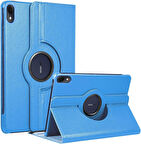 Huawei MatePad 11 2023 Uyumlu Kılıf Mikrofiber Astarlı Suni Deri 360 Derece Dönebilen Standlı Tablet Kılıfı