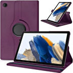 Samsung Galaxy Tab A9 Plus SM-X210 Uyumlu Kılıf Mikrofiber Astarlı Suni Deri 360 Derece Dönebilen Standlı Tablet Kılıfı