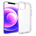 Apple iPhone 15 Plus Uyumlu Kılıf Esnek Ultra Koruyucu Şeffaf Silikon Flexible transparent Case Silicone Case