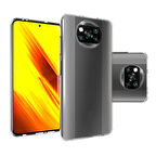 Xiaomi Poco X3 Uyumlu Kılıf Esnek Ultra Koruyucu Şeffaf Silikon Flexible transparent Case Silicone Case