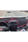 2013+ Modellerine Uygun Fiat Doblo Torpido Koruma Halısı Kenar Renk Kırmızı