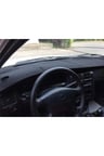 Toyota Carina Airbagli Modellerine Uygun Torpido Koruma Halısı Siyah Kenar Renk Siyah