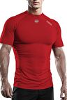 Ghassy Co. Erkek Premium Nefes Alabilen Hızlı Kuruma Koşu Fitness Reflektör Armalı Spor T-shirt
