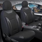 Ford Focus Active X Uyumlu Lüx Keten Oto Koltuk Kılıfı Ön Arka Takım Edition Serisi Dark Siyah