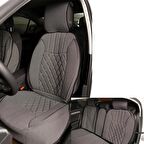 
Renault Latitude Lüx Oto Koltuk Minderi Ön Arka 5'li Set ELEGANCE Serisi GRİ