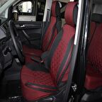 
Nissan Pulsar Lüx Oto Koltuk Minderi Ön Arka 5'li Set ELEGANCE Serisi KIRMIZI SİYAH