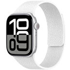 Apple Watch 7/8/9 45mm İçin Mıknatıslı Silikon Kordon Ultra Hafif, Şık Kabartma Desenli Kayış Band