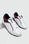 WİCKERS 1777 Beyaz_Lacivert_Bordo Numara 43 Erkek Sneaker Günlük Spor Ayakkabı