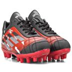 SPORTAÇ Lig Numara 44 Ronaldo Multiground Erkek Futbol Krampon SİYAH_KIRMIZI BEYAZ