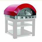 Empero PLF.PLS.D4-K-NG Gazlı Pizza & Pide Fırını - Kırmızı, Doğalgazlı