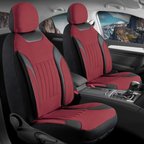 BMW 3 Serisi 330Cd Uyumlu Lüx Deri Detaylı Tay Tüyü Oto Koltuk Kılıfı Ön Arka Takım Edition Serisi Bordo